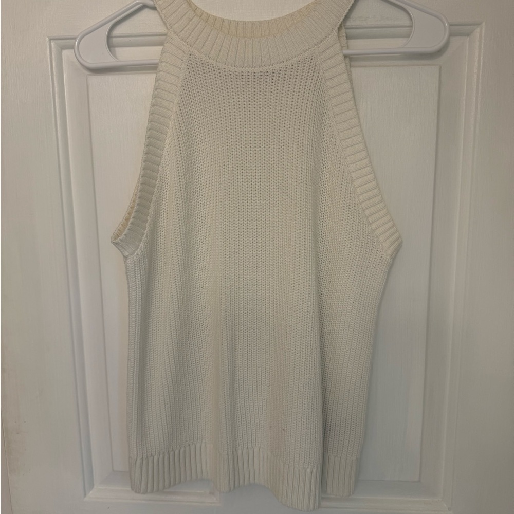 Old Navy Cream Crew Neck Sweater